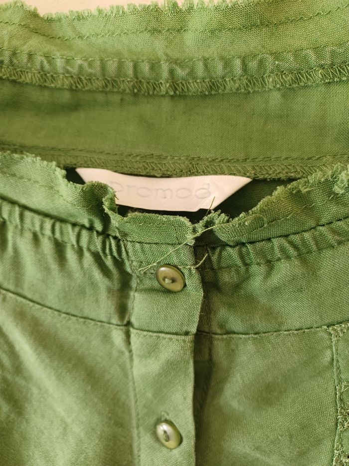 Chemise Promod verte T40 - photo numéro 4