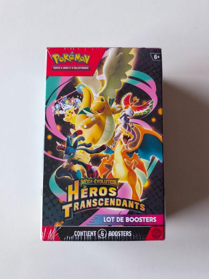 Bundle 6 boosters Pokémon Héros Transcendants ME2.5 - photo numéro 1