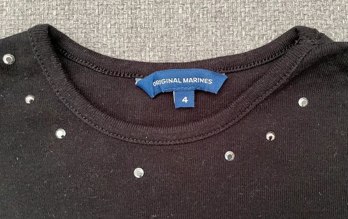 Tee-shirt fille manches longues 4 ans - photo numéro 2