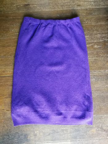Jupe droite violette