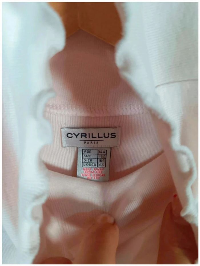 C8 sous pull rose Cyrillus 14 ans - photo numéro 3
