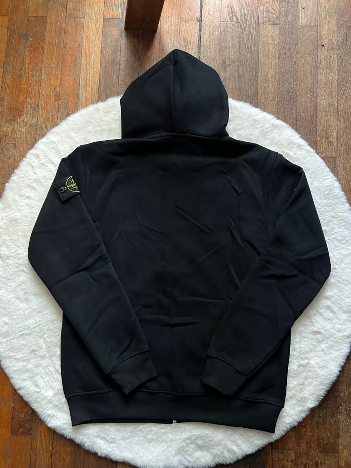 Sweat à capuche noir stone - neuf avec étiquette taille M - photo numéro 2