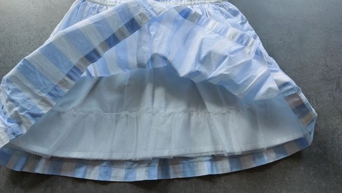 Robe bleu lavande blanc - photo numéro 6