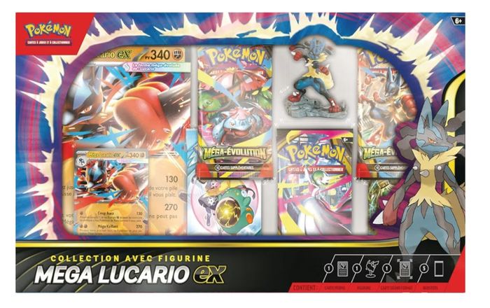 Coffret Méga Lucario-ex neuf