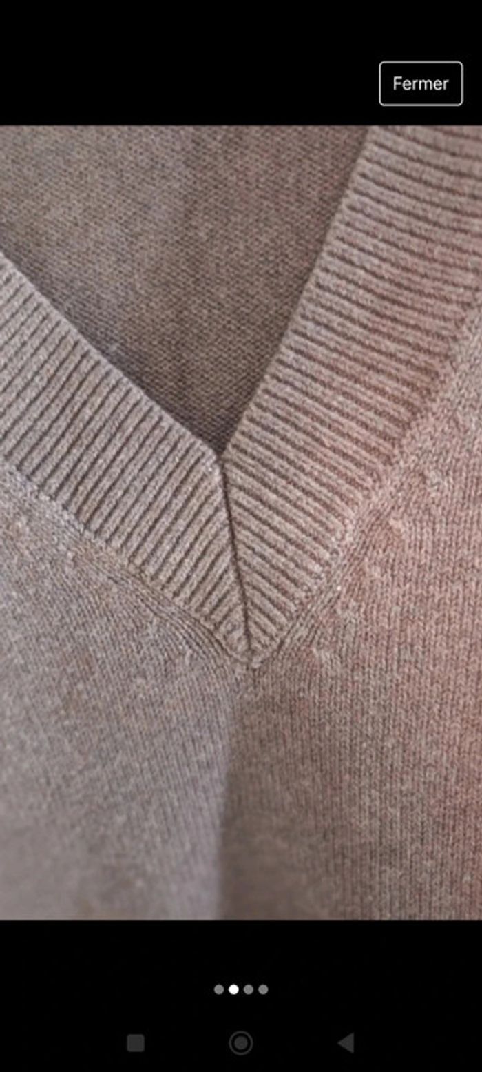 Pull taupe Zara taille M - photo numéro 2