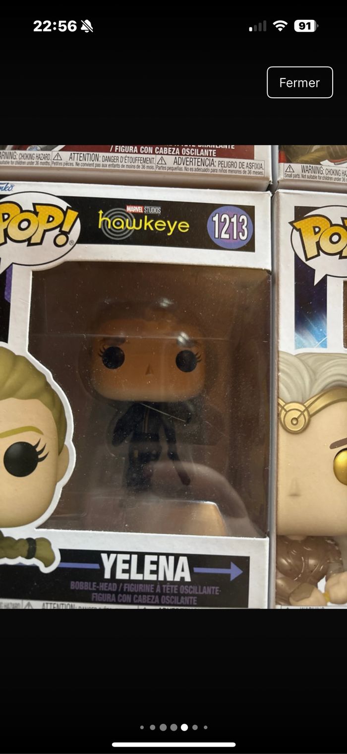 Lot Funko Marvel 2 - photo numéro 6