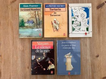 Lot 5 livres - Classiques de la littérature