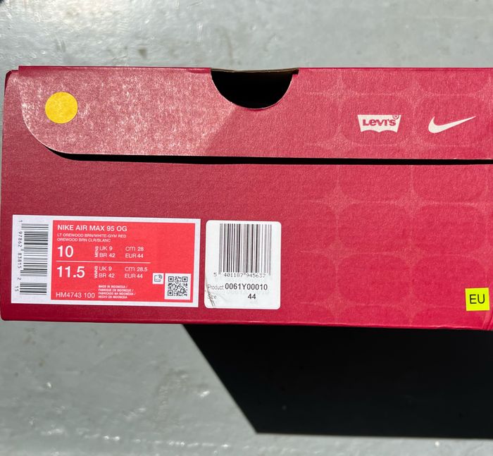 Nike Air Max 95 OG x Levis Light Orewood Brown - photo numéro 10