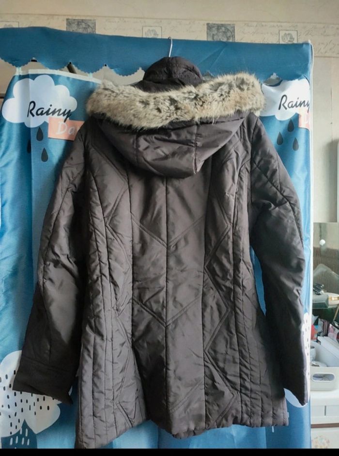 Doudoune chaud d'hiver en violet foncé - photo numéro 2