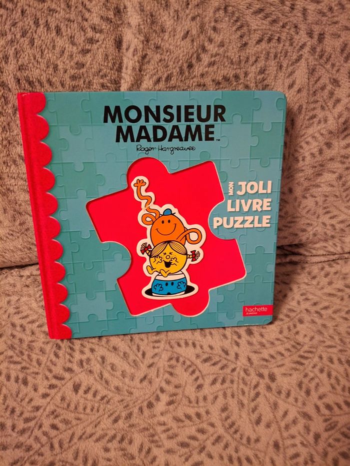 Livre puzzles monsieur madame