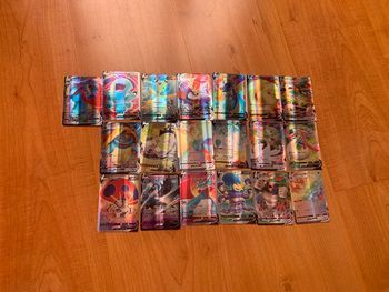 Lot de carte Pokémon V et Vmax anglaise 