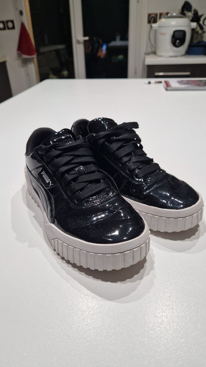 PUMA Cali Patent GS noir vernis taille 38 - photo numéro 8