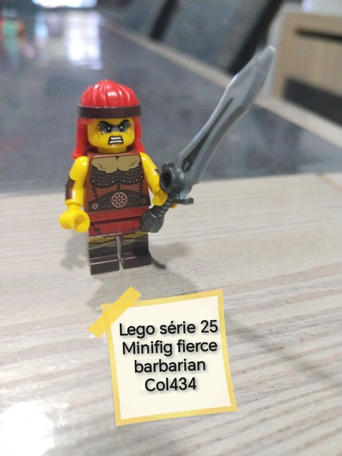 Lego série 25 minifig fierce barbarian col434