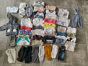 Lot vêtements garçon 1 mois