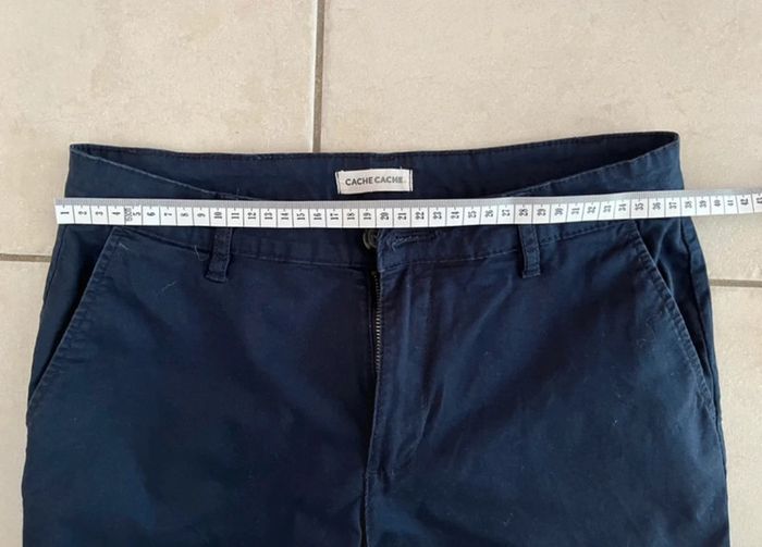 Pantalon chino bleu marine - photo numéro 7