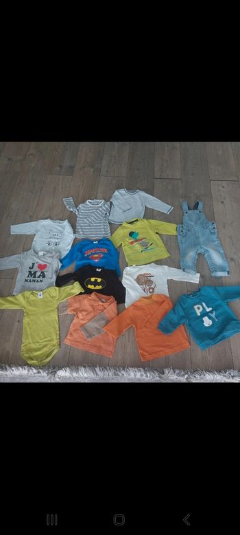 Vêtements  bébé  garçon  de marque  6-9mois