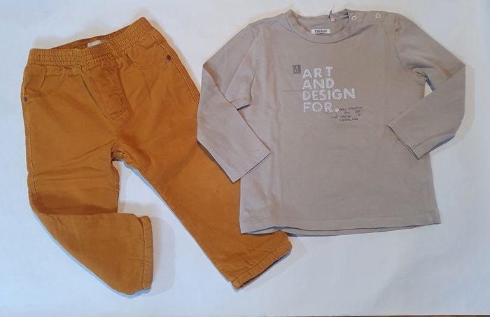 Ensemble IKKS CATIMINI garçon 2 ans très bon état