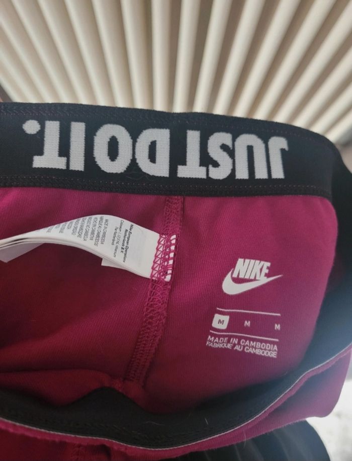Pantalon legging Nike bordeaux rose - photo numéro 4