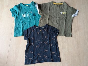 Lot teeshirt 6 mois