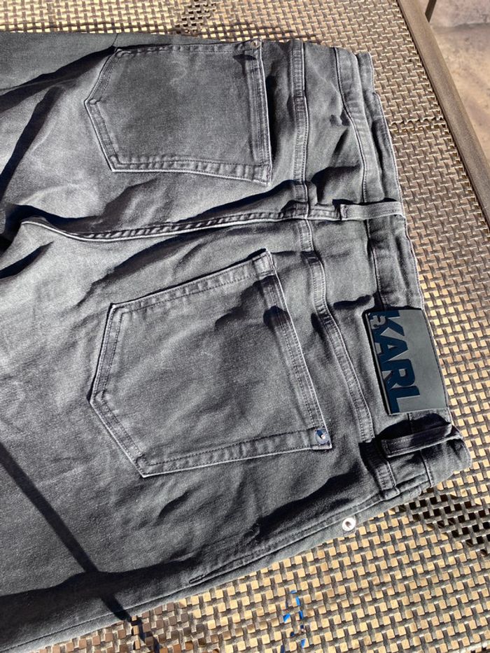 Jean stretch noir Karl Lagerfeld w32 ou 42 - photo numéro 13