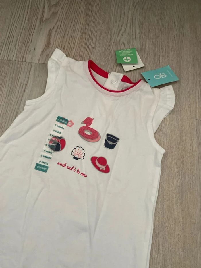 Pyjama, barboteuse, marque Obaibi taille 9 mois 71 cm neuve - photo numéro 3
