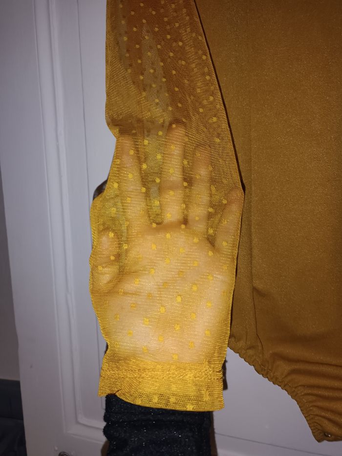 Body moutarde femme TU - photo numéro 4