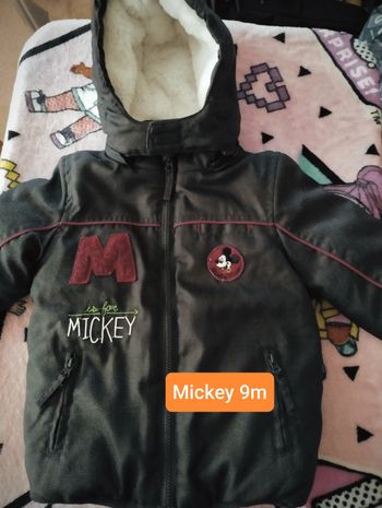 Blouson hiver garçon Mickey 9m