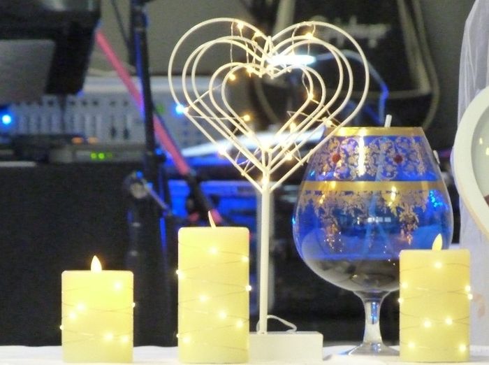 Coeur lumineux LED idéal cérémonie laïque mariage