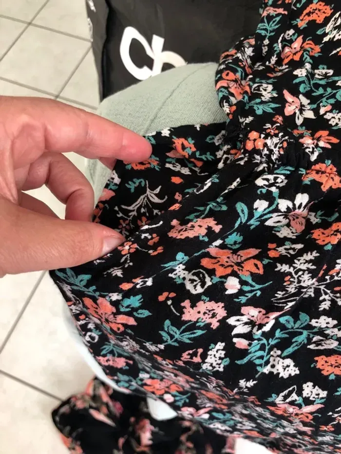 Combishort avec motif floral - photo numéro 4