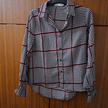 minueto noir/blanc/rouge chemise, taille m