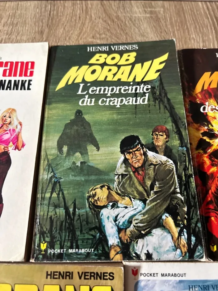 Lot 5 livres Bob Morane - Éditions anciennes Marabout (années 60-70) - photo numéro 5