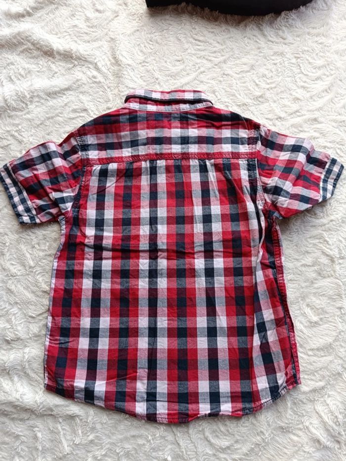 Chemise à carreaux manches courtes Garçon 3 ans Pick Ouic boys 100% coton - photo numéro 6