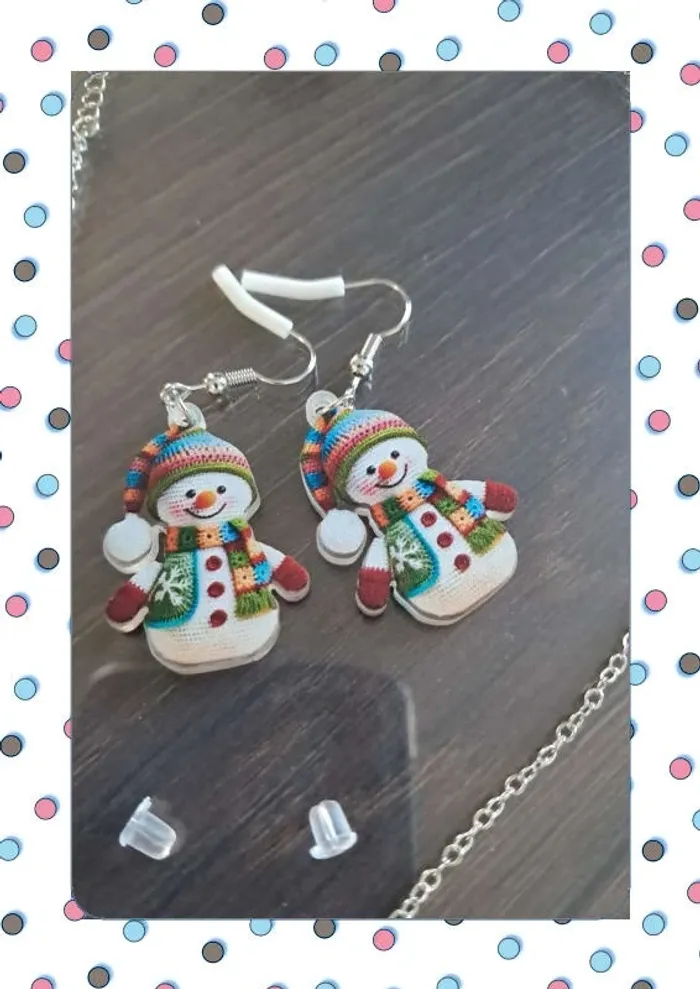 Parure bonhomme de neige - photo numéro 3