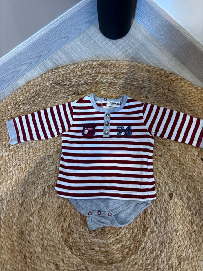 Pull body garçon 3 mois creeks - photo numéro 2