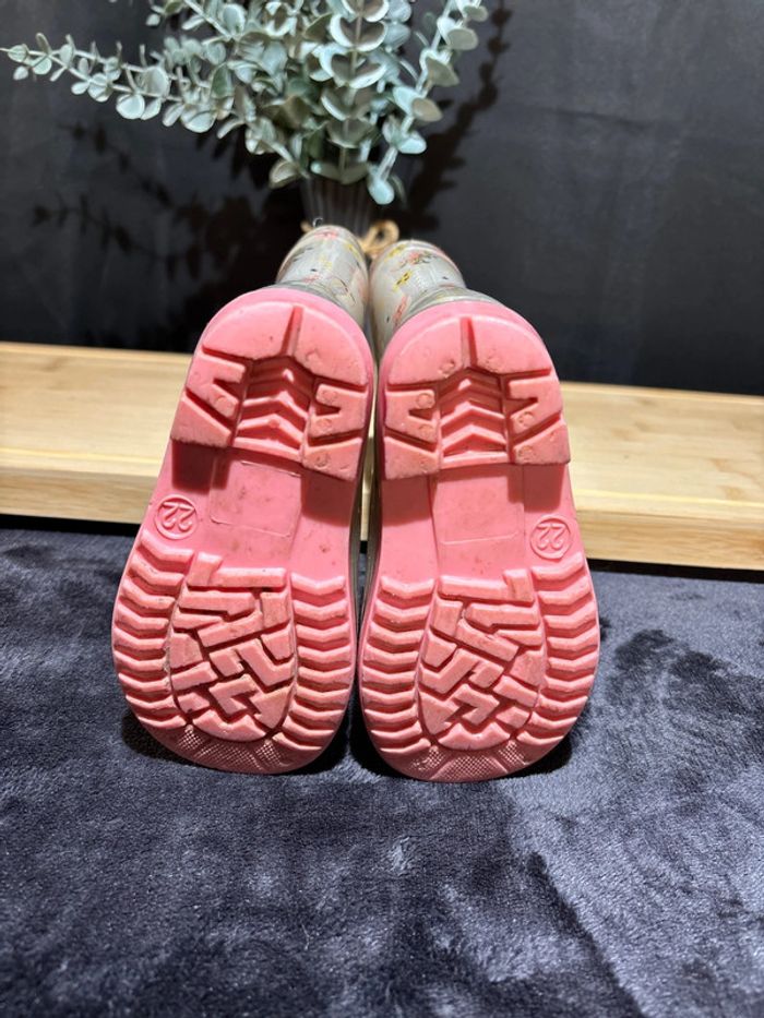 Bottes de pluie fille pointure 22 - photo numéro 3