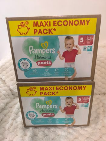 Pampers Harmonie pants T5 - 2*66 couches culottes