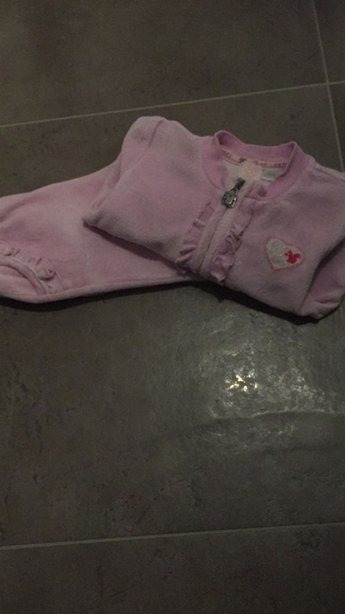 Jogging velours 9 mois CHICCO collection nuts - photo numéro 3