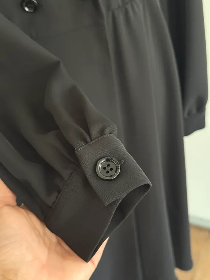 Robe longue portefeuille noire Imperial – Taille S – Très bon état - photo numéro 3