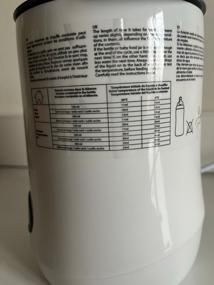 Chauffe biberon - photo numéro 2