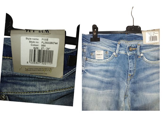Pépé Jeans london taille 34/36 - legging fit - Jeans slim - photo numéro 4