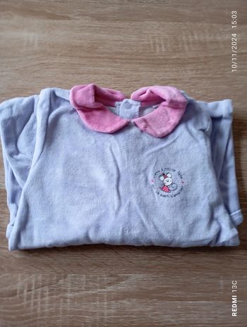 Pyjama violet velours