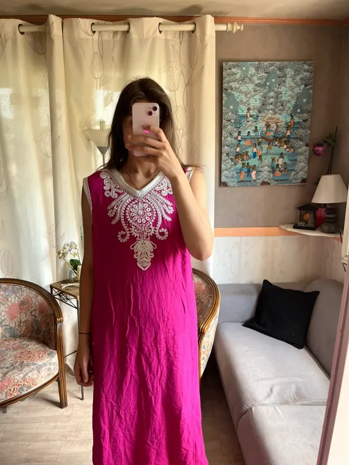 Djellaba vintage coton - photo numéro 2