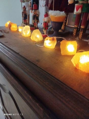 #kytiedecomaison. Guirlande de pierre de sel