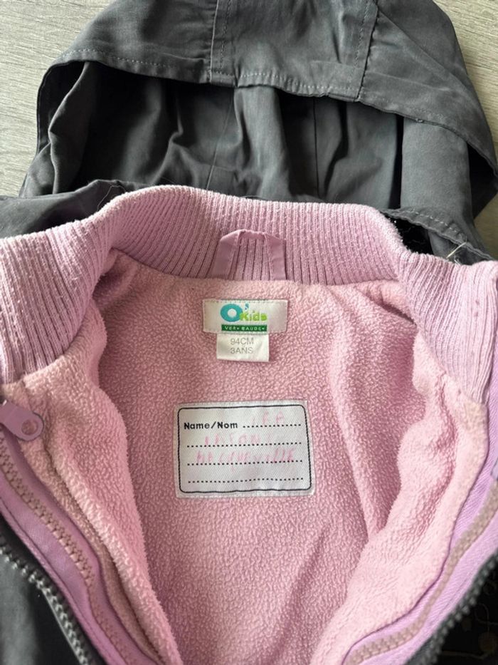 Manteau verbaudet 3 ans fille - photo numéro 3