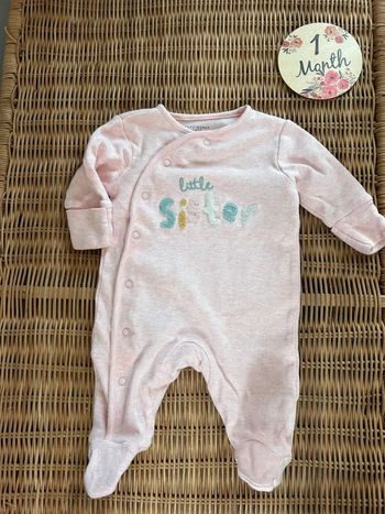 Dors bien petite sœur - Primark - 1 mois