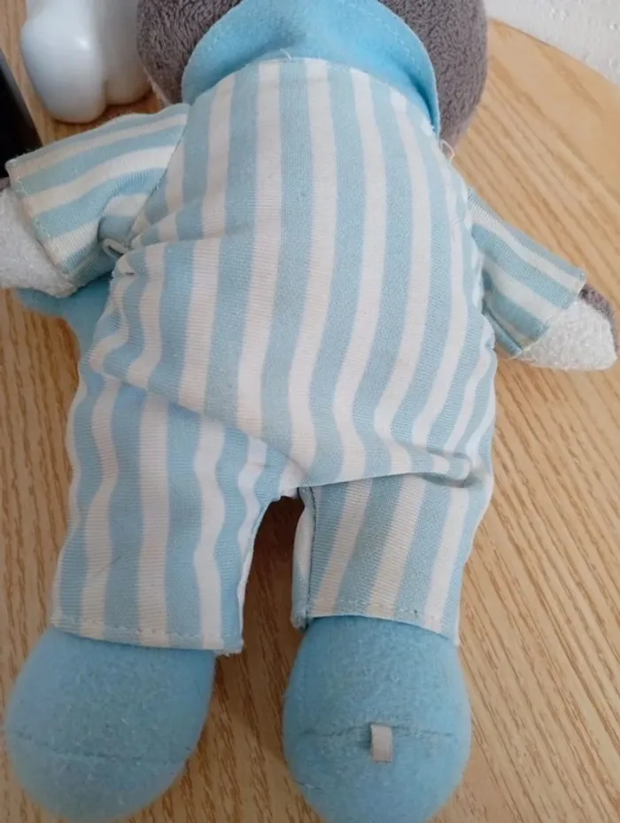 Peluche T'choupi avec doudou brille la nuit phosphorescente - photo numéro 4