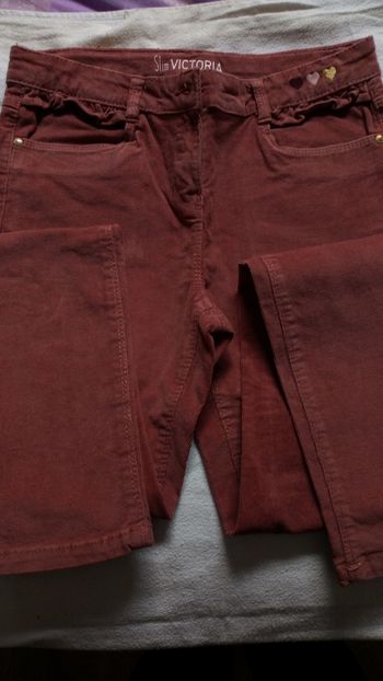 Pantalon en velours fille