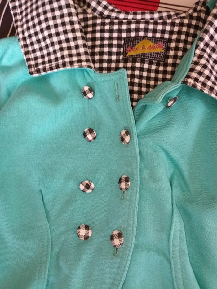 Tailleur jupe et veste 👧 Vintage taille 12 ans - photo numéro 3