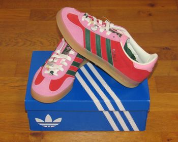 Adidas Originals Gazelle - Better Scarlet / Bliss Pink / Dark Green - 37 1/3