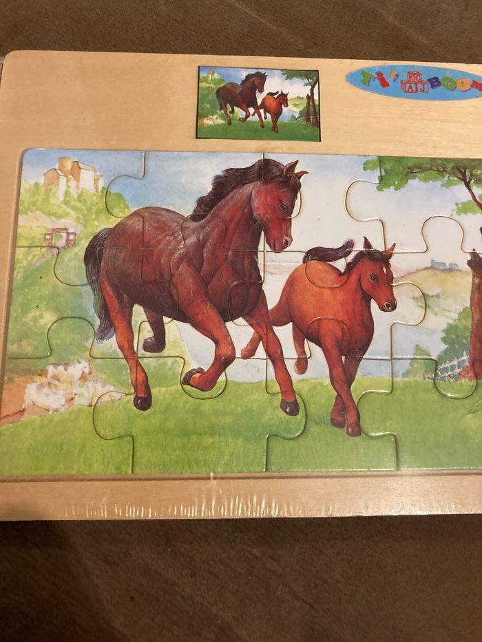 Lot de 2 puzzles en bois - photo numéro 3